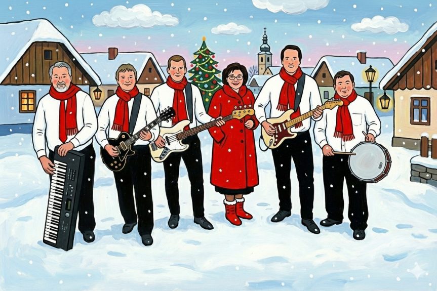 Vánoční Novoměstské farmářské trhy rozezní kapela Press Band